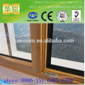 China lowest price wood- aluminium windows and profile, extrusion aluminium windows profile,